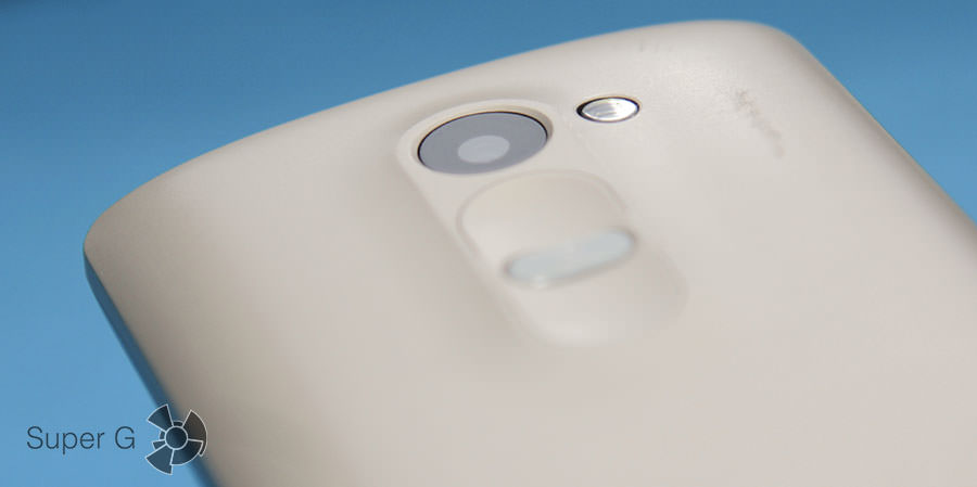The main camera is located in the center of the back side, and the LED flash is adjacent to it nearby