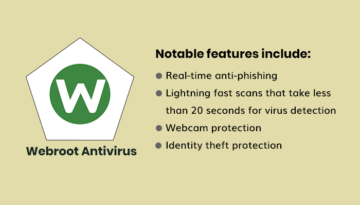 Самая лучшая часть,   Webroot Antivirus   не занимает много места на вашем устройстве, и вы можете иметь много места для вашей музыки, файлов, видео и фотографий