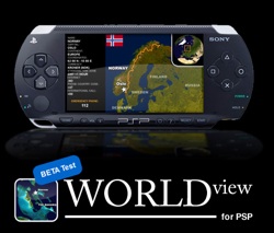 В ближайшее время он не собирается оспаривать Карты Google, но если вы просто хотите получить очень быстрые сведения о каждой стране в мире, используя вашу PSP, тогда WORLDview - это то, что вам нужно